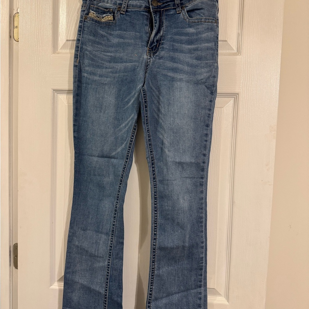 Stylish Blue Flare Women's Jeans
